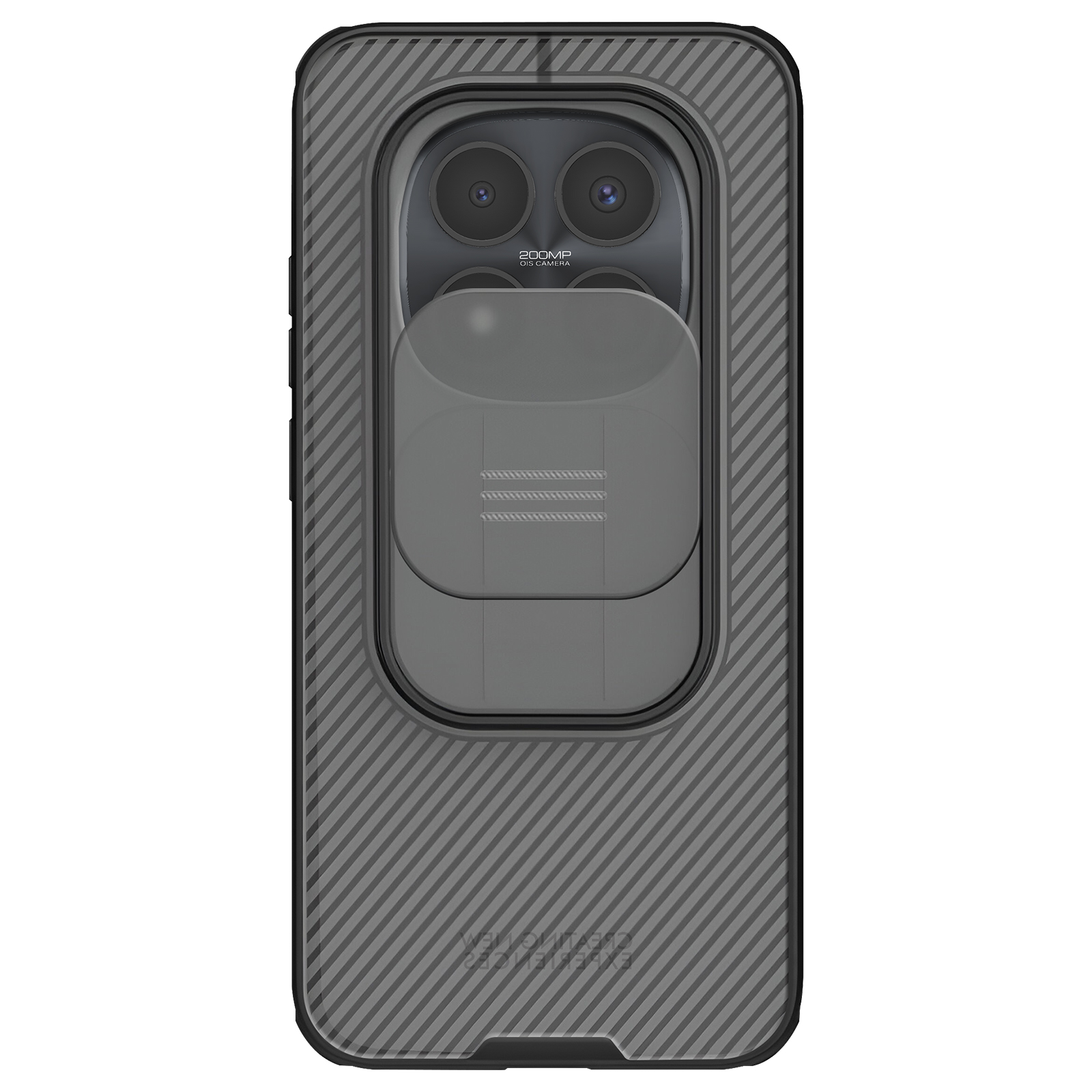 Coque Pour Redmi Note 15 Pro Modèle Camshield Pro Avec Cache Caméra Coulissant Noir Transparent Nillkin