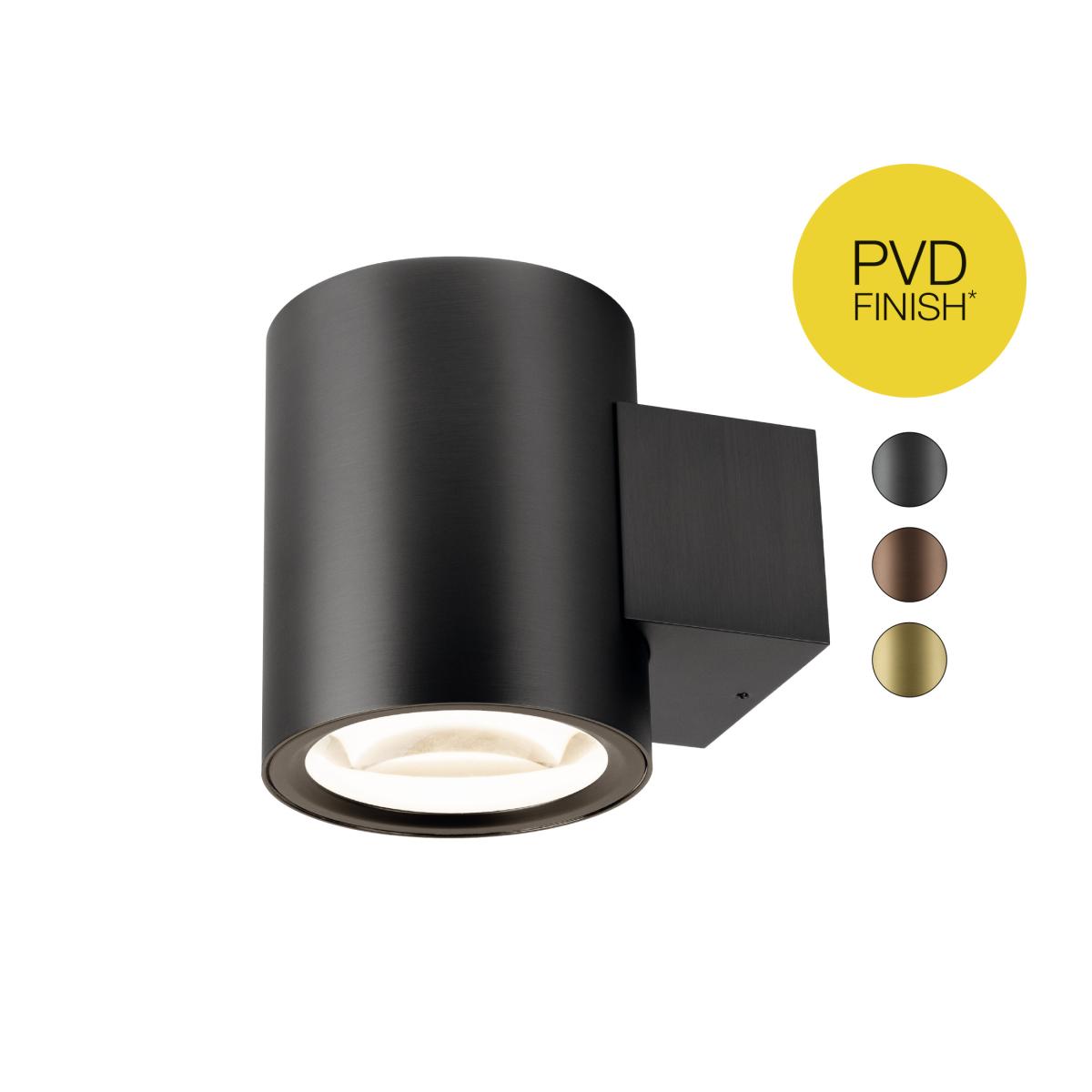 Applique murale LED SLV Oculus, couleur bronze, Ø 9 cm, à intensité variable