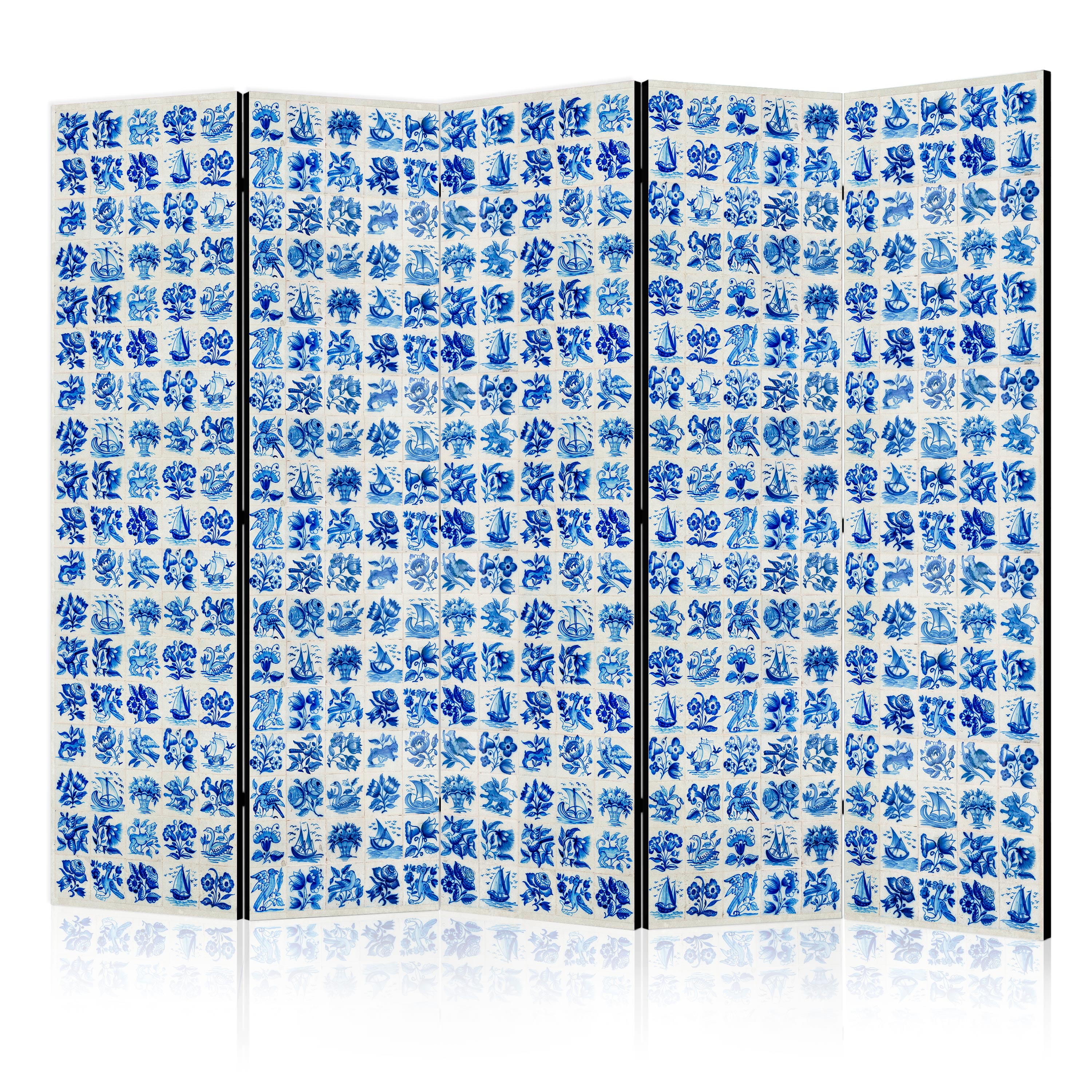 Paravent -carreaux Bleus Traditionnels Portugais Azulejos 225x172