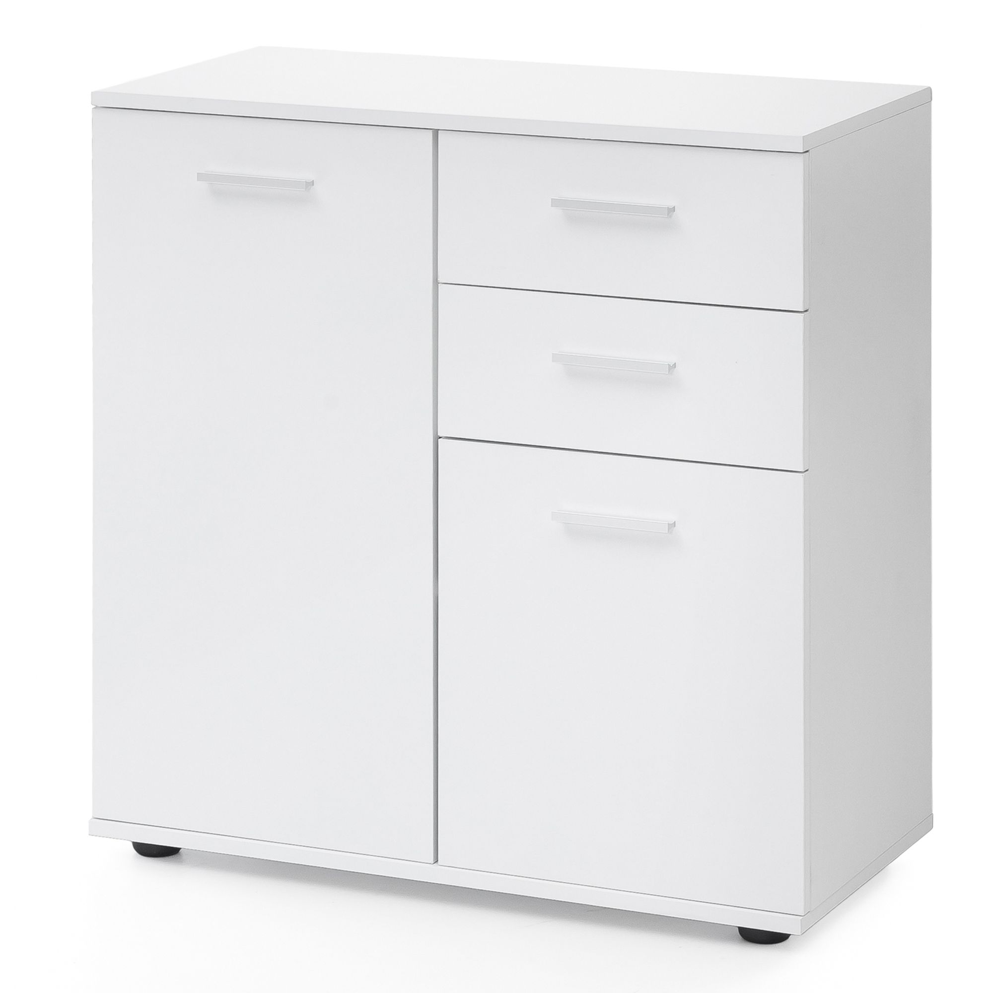 Finebuy Commode Svea Buffet Bois Placard Couloir Tiroirs Ameublement Salle Petit