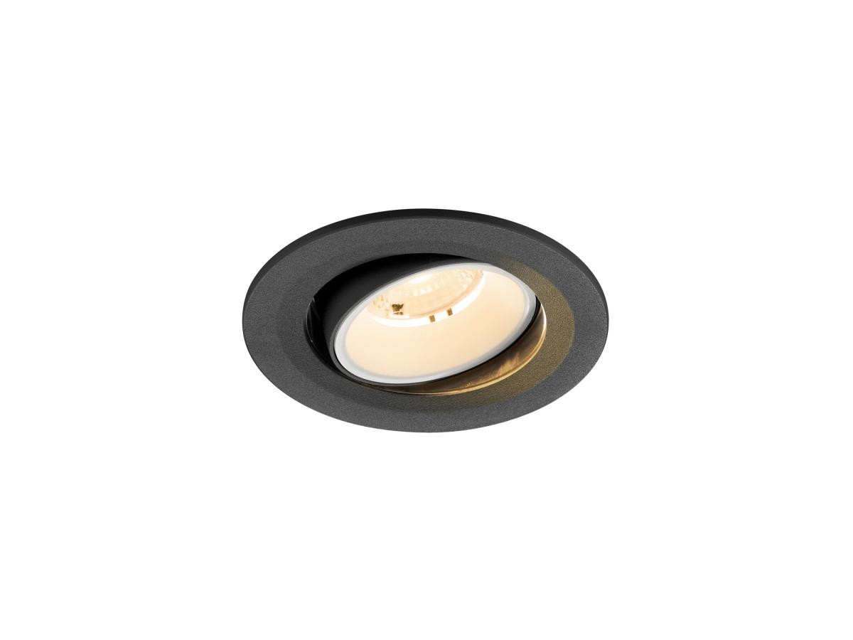 Spot Encastré Numinos® Move S Intérieur 2700 K 40c Ip20 Rond Noir /blanc - Slv - 1009491