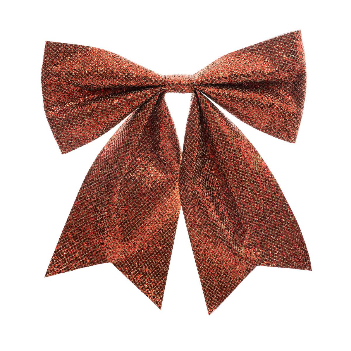 Décoration Noeud Python Rouge 30 X 37 Cm - Feeric Lights & Christmas