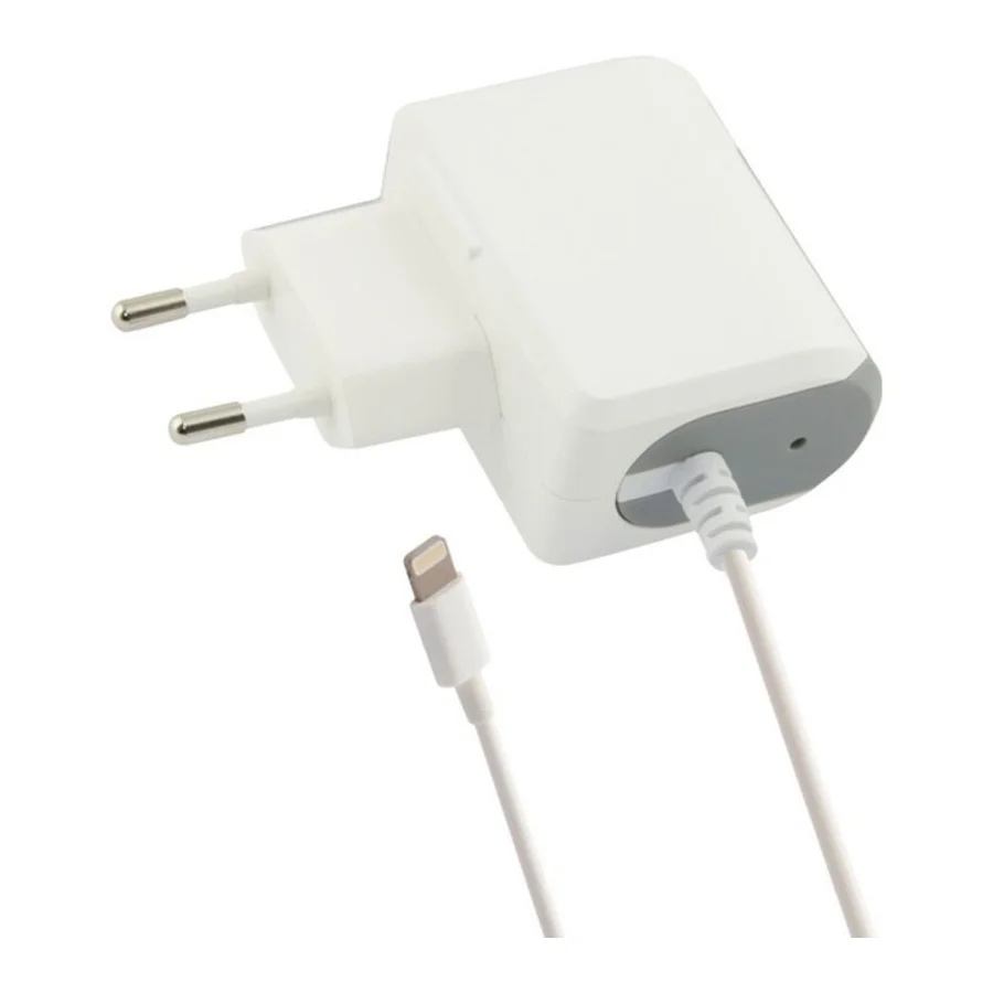 Chargeur Mural Lightning 1a Contact Iphone Blanc
