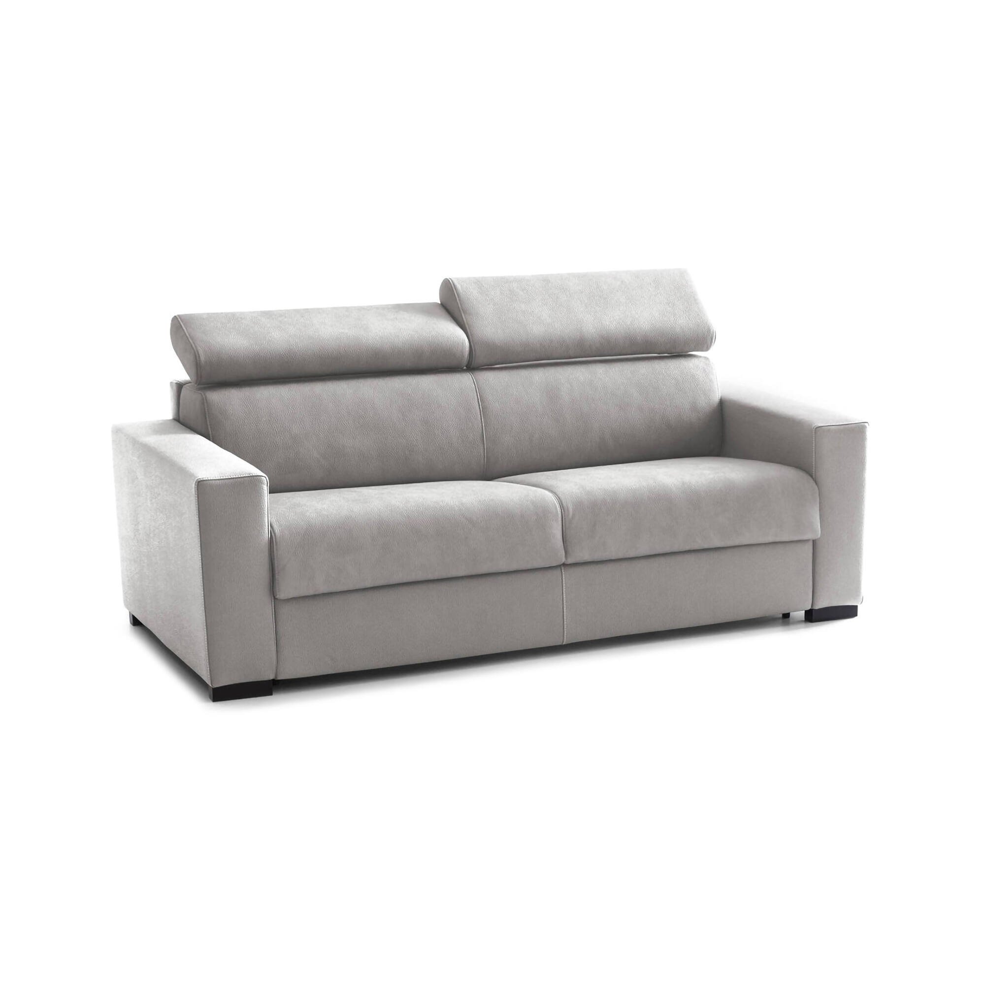 Canapé Lit,en Tissu,gris,180x95h85 Cm