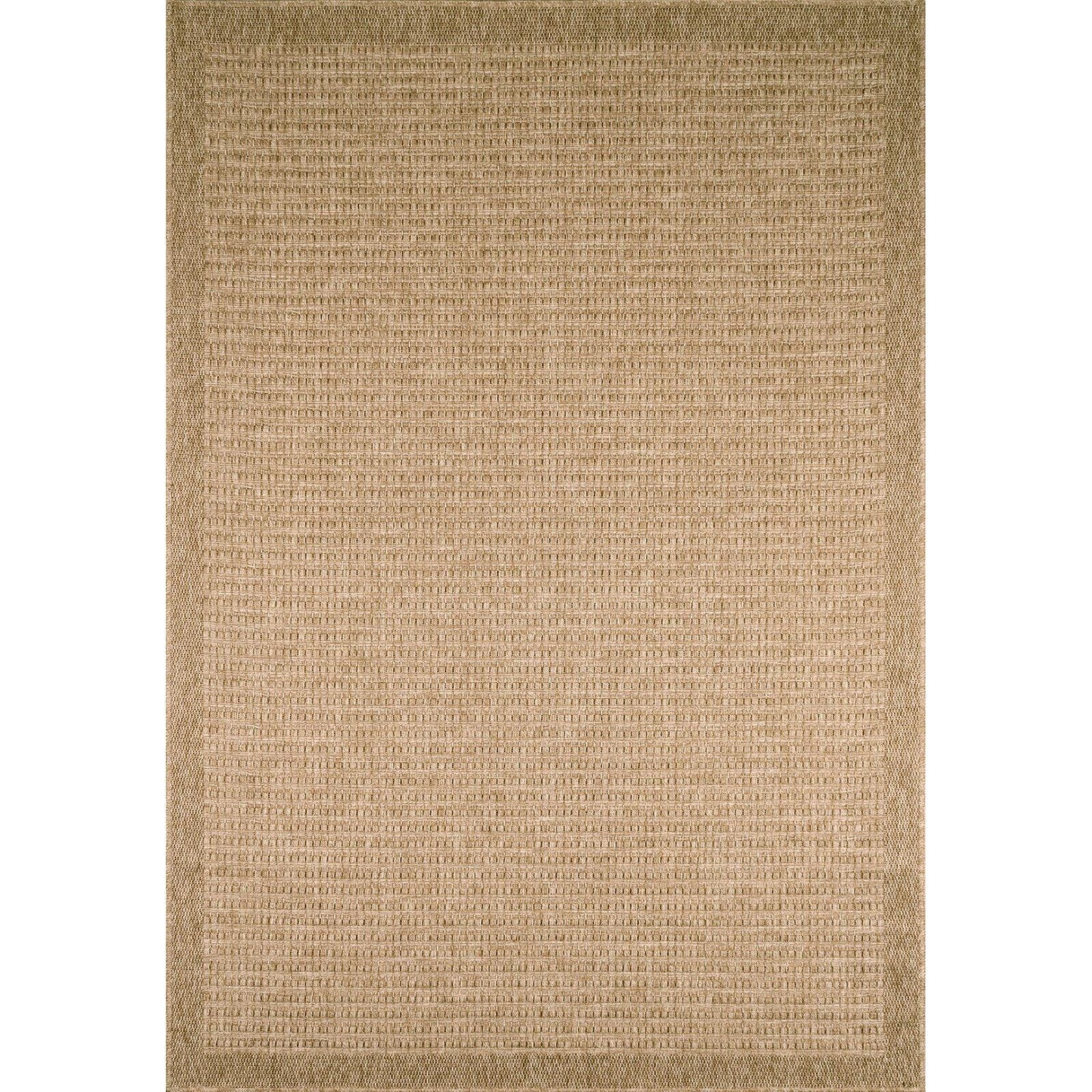 Tapis Tissé Extérieur Intérieur Nature Jute - Rond Ø 80 Cm