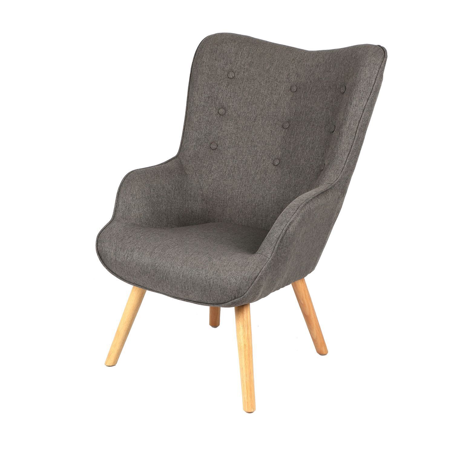 Fauteuil Noor Avec Pieds En Bois