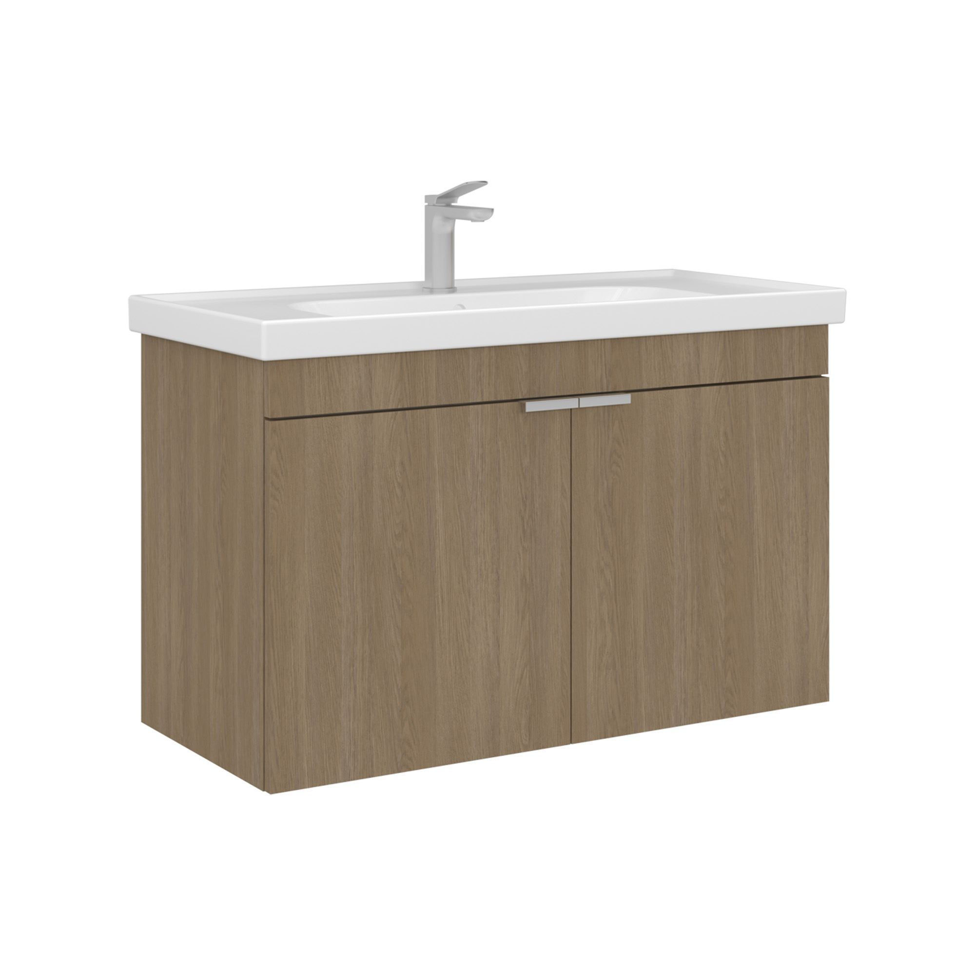 Meuble Vasque "desna 90" - 90 X 45 X 58 Cm - Sonomo Oak