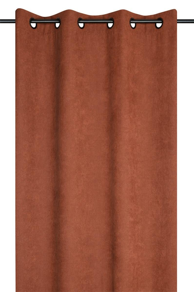 Rideau Dandy Roux Velour 140x260 Cm