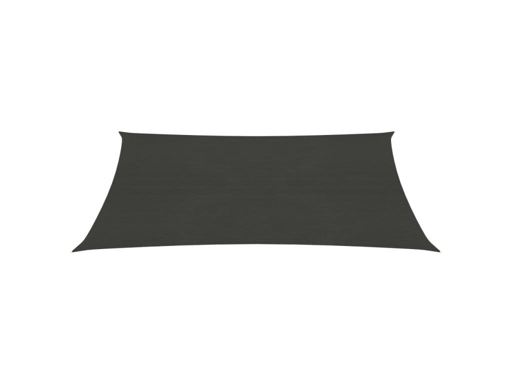 Voile Toile D'ombrage Parasol 160 G/m² 2 X 3 M Pehd Anthracite 02_0008911