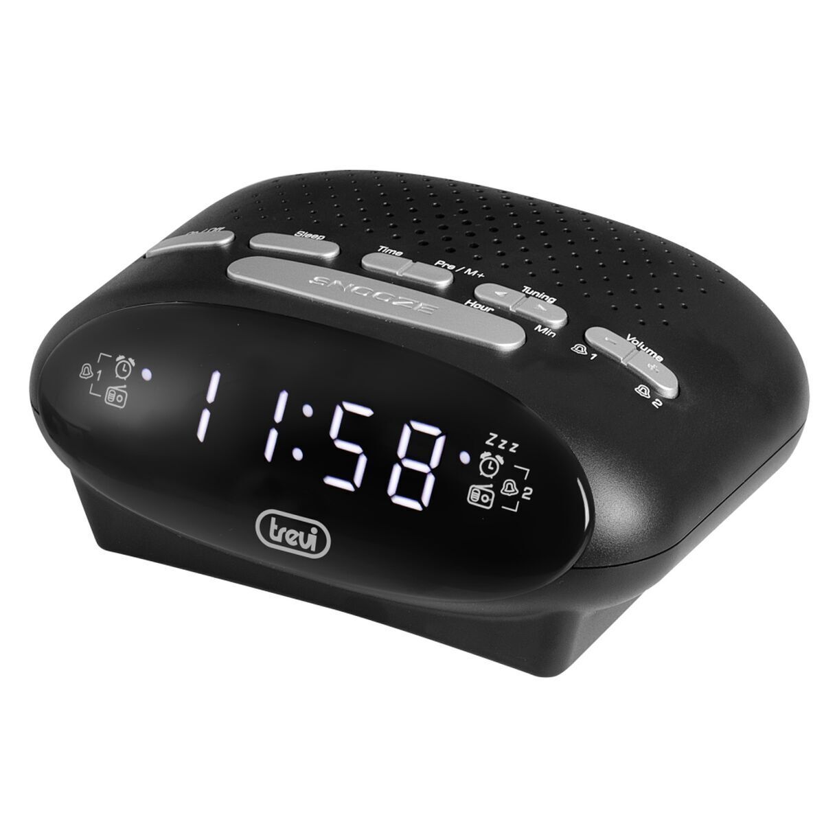 Réveil Trevi Rc 821 D Noir