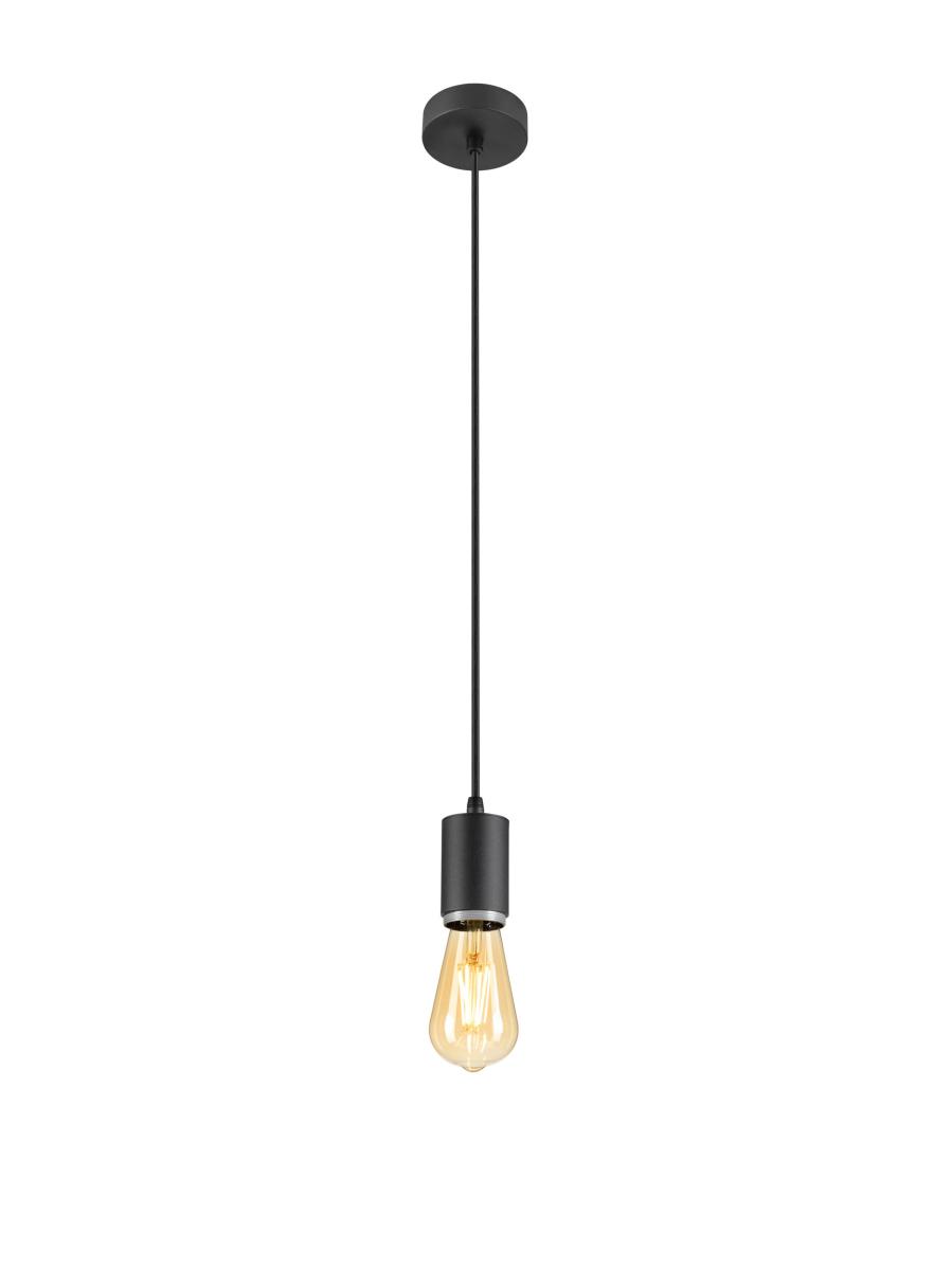 Suspension Lalu® Intérieur Longueur 200 Cm Base E27 1 X Max. 10 W Noir - Slv - 1010285