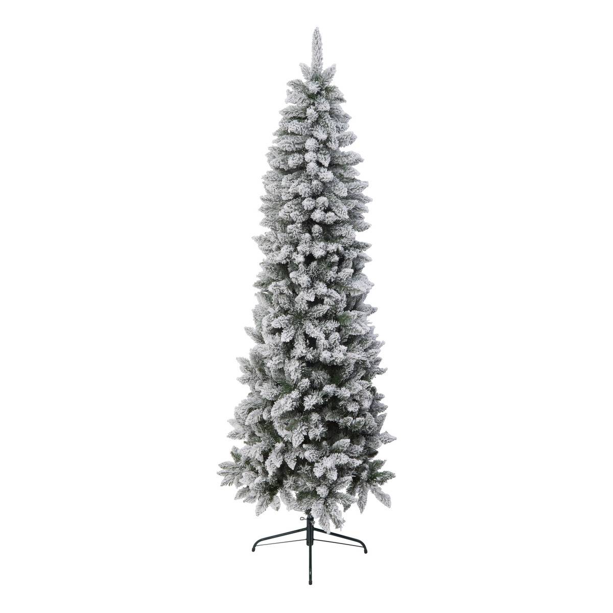 Sapin De Noël Artificiel Vertica Floqué 150 Cm - Feeric Lights & Christmas