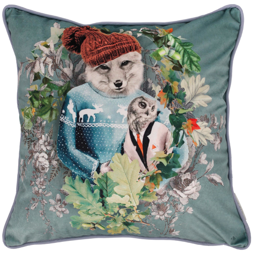 Linnea Animal Vert 45 X 45 Cm