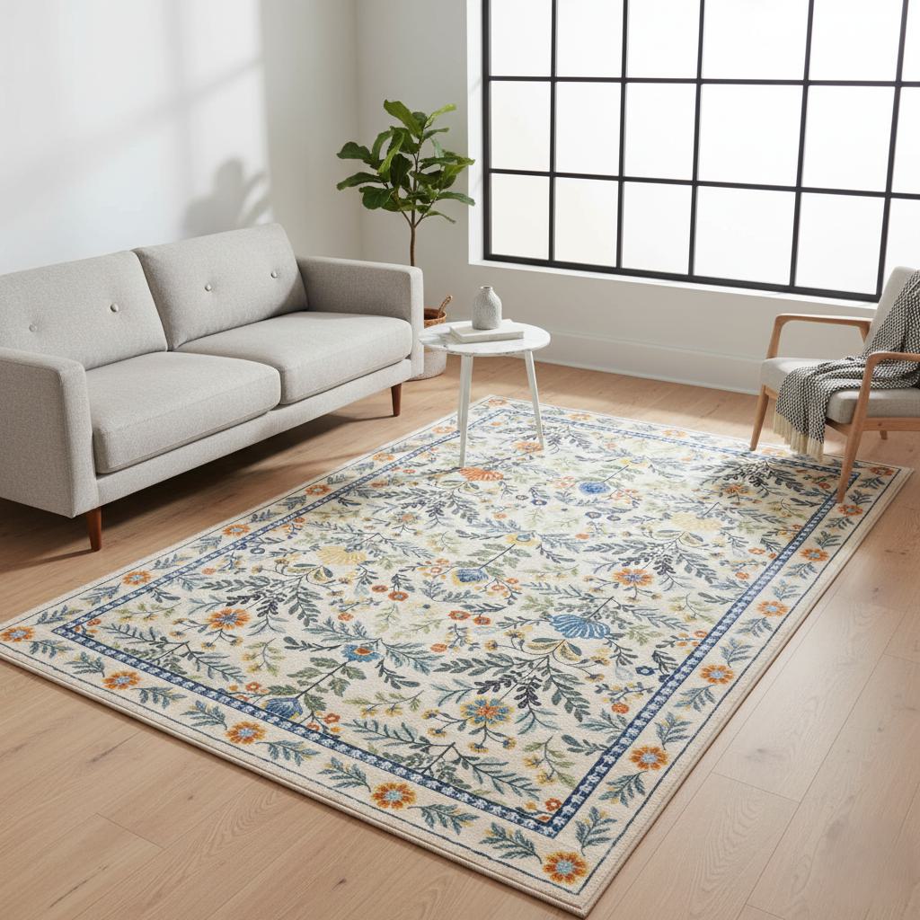 Tapis De Salon Orientalis Tapis Classique Au Motif Floral Oriental 160 X 230 Cm