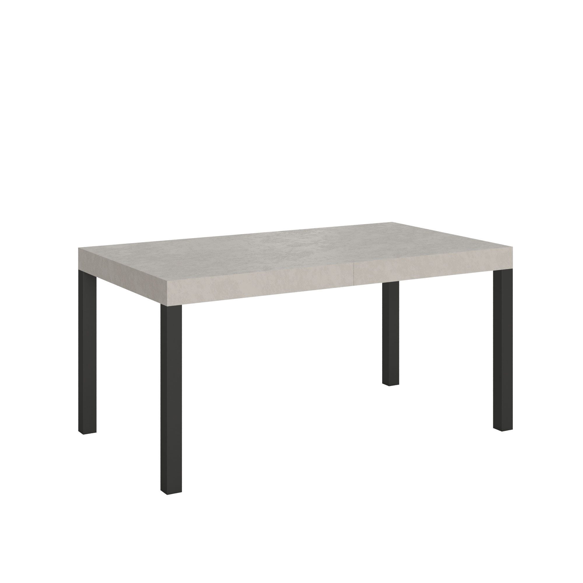 Table Extensible 160/244x80 Cm Everyday Pieds Cachemire Anthracite