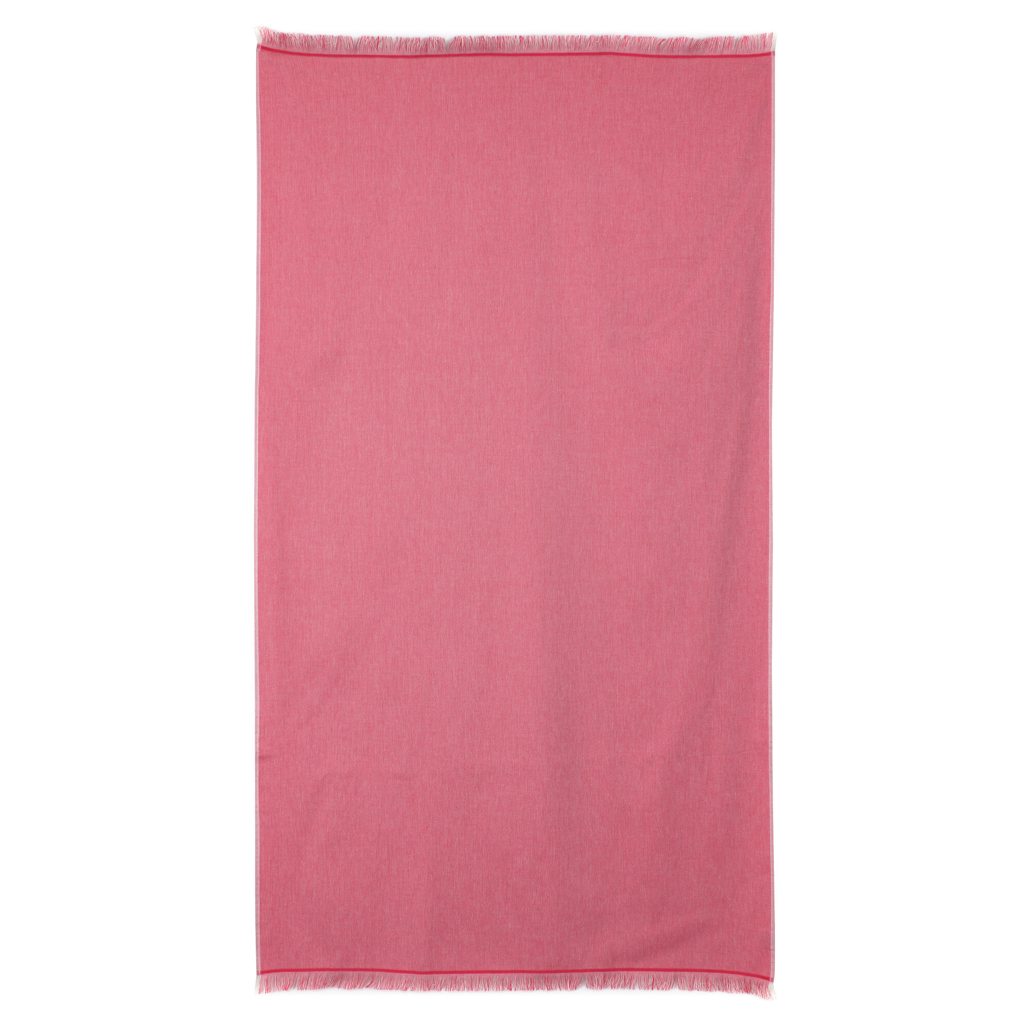 Drap De Plage Fouta 100x180 Cm Coton 290 G/m² Lubeck Rouge