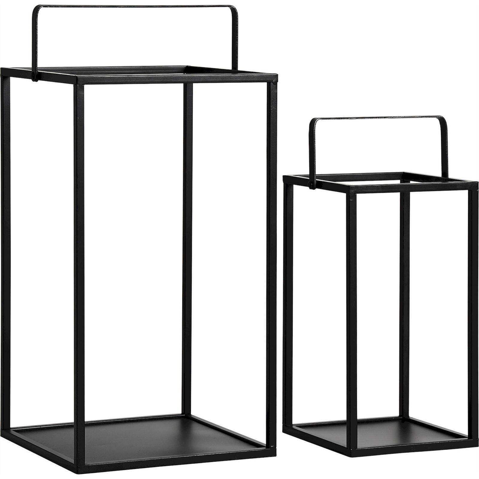 Bougeoirs Cailar (lot De 2) - Noir