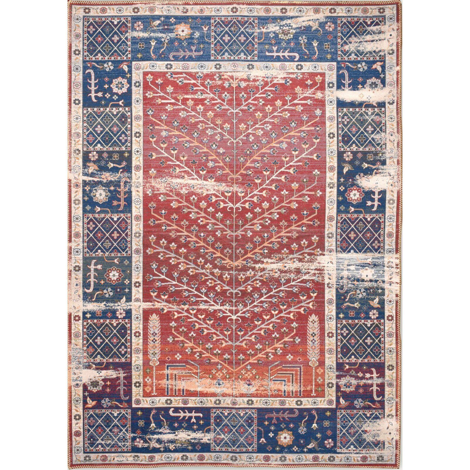 Tapis Imprimé Intérieur Radom Vintage - 67 X 100 Cm