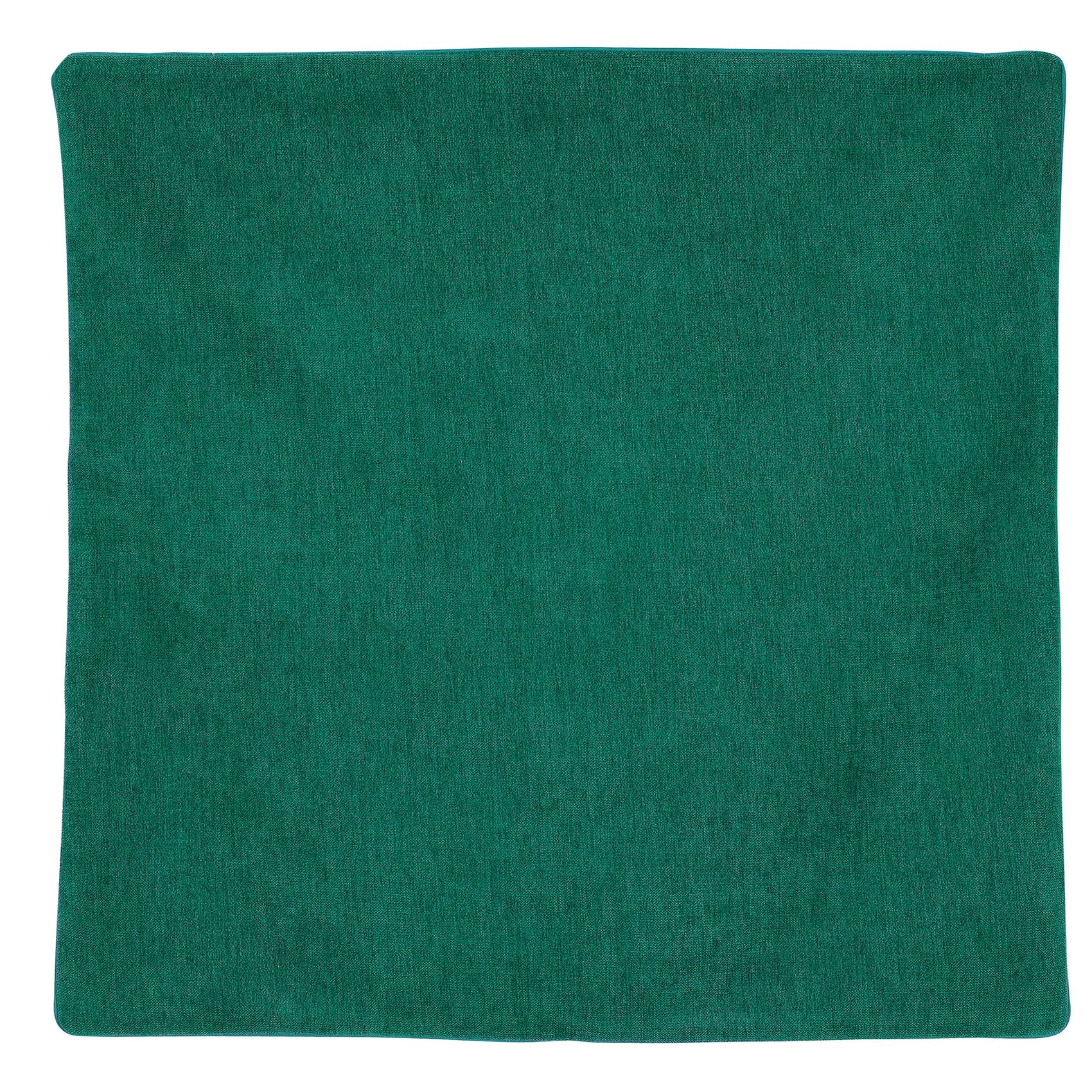Housse De Coussin Passepoilée Effet Velours
