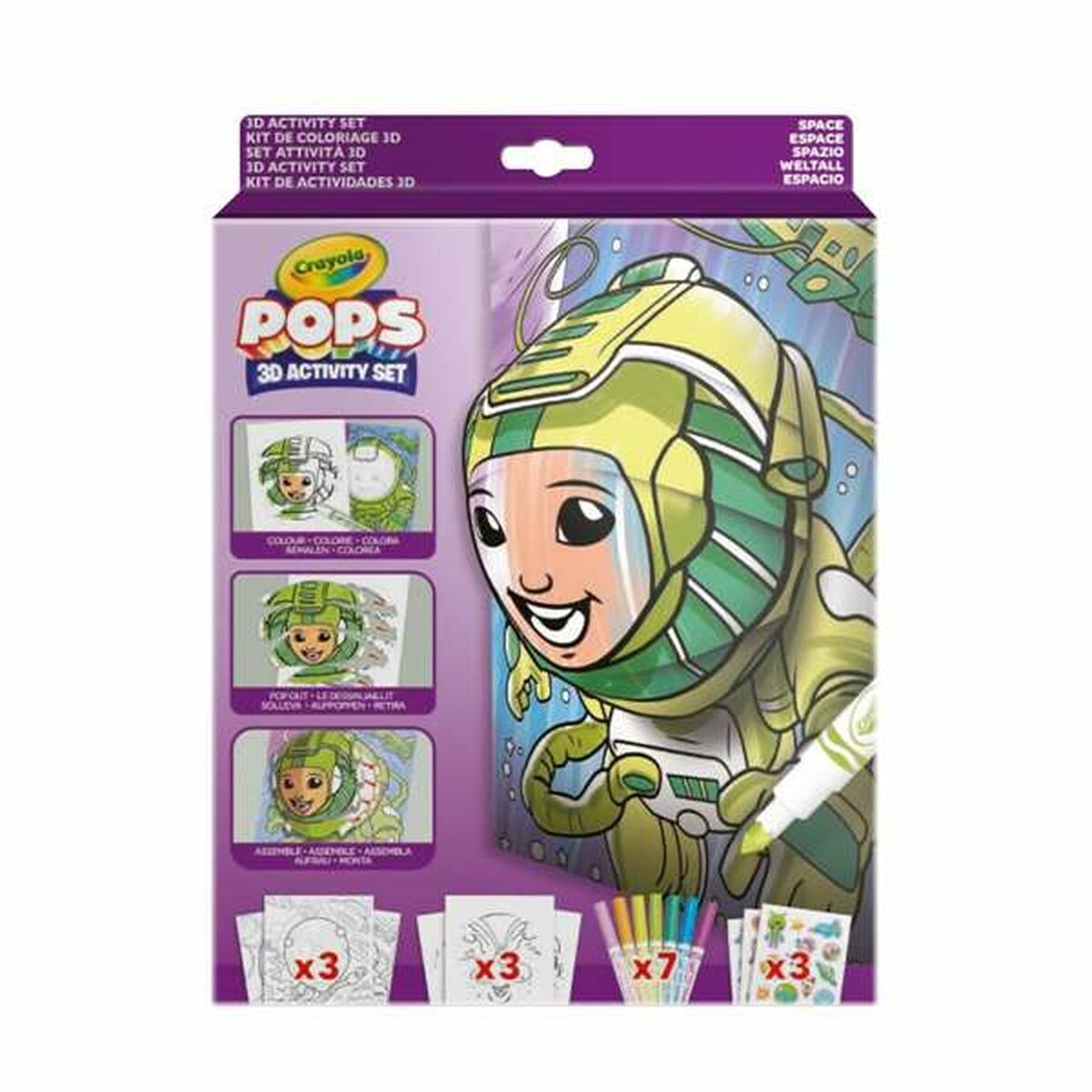 Travaux Manuel Crayola 3d Color Pops Engin Spatial