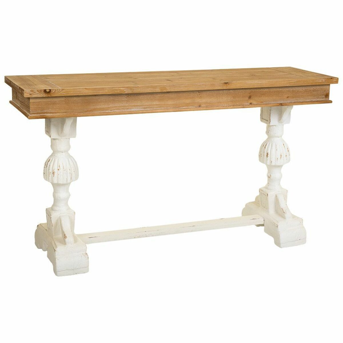 Meuble D'entrée Alexandra House Living Marron Bois D'épicéa Bois Mdf 46 X 79 X 150 Cm