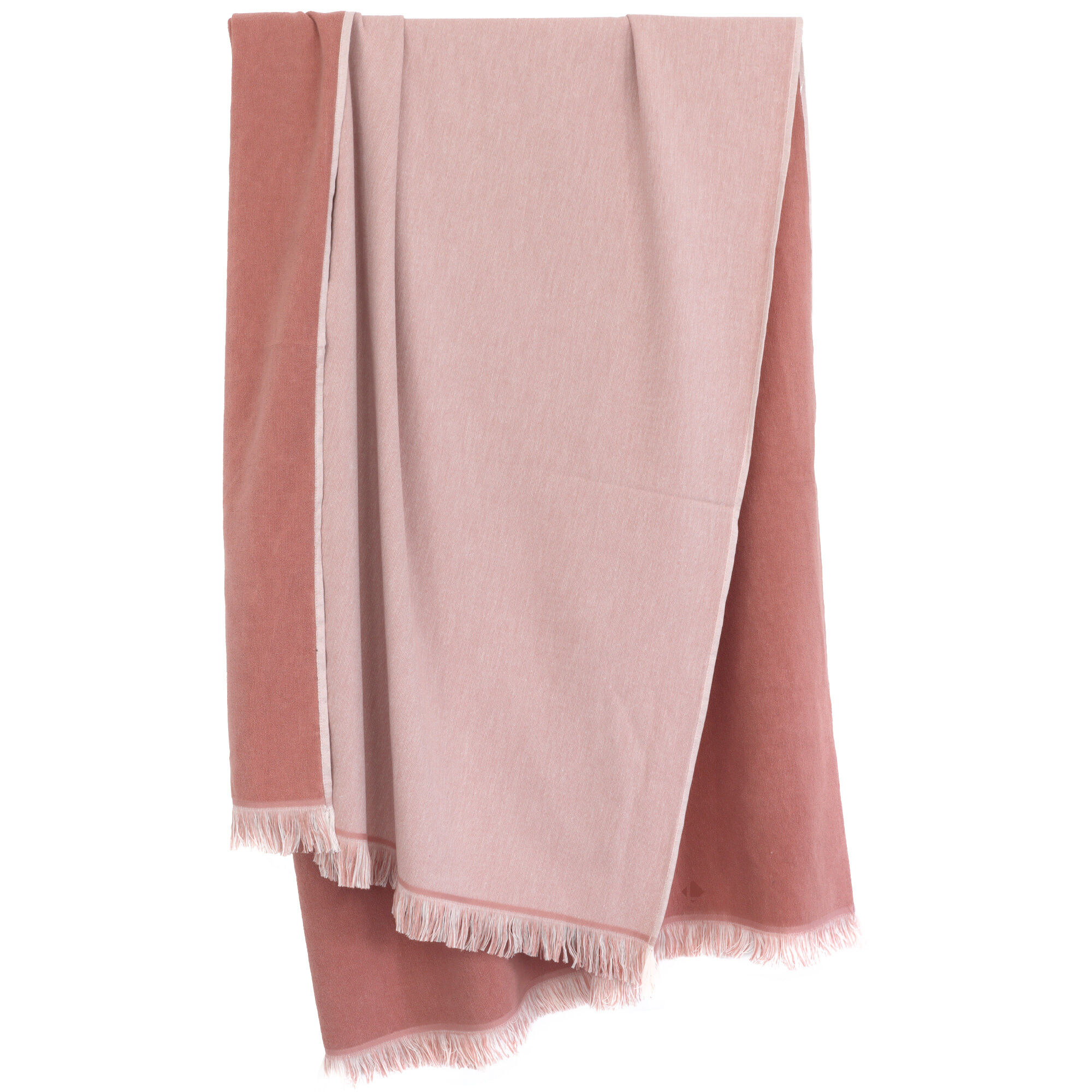 Drap De Plage Fouta En Coton Et Éponge 100x180 Cm Sofia Rose