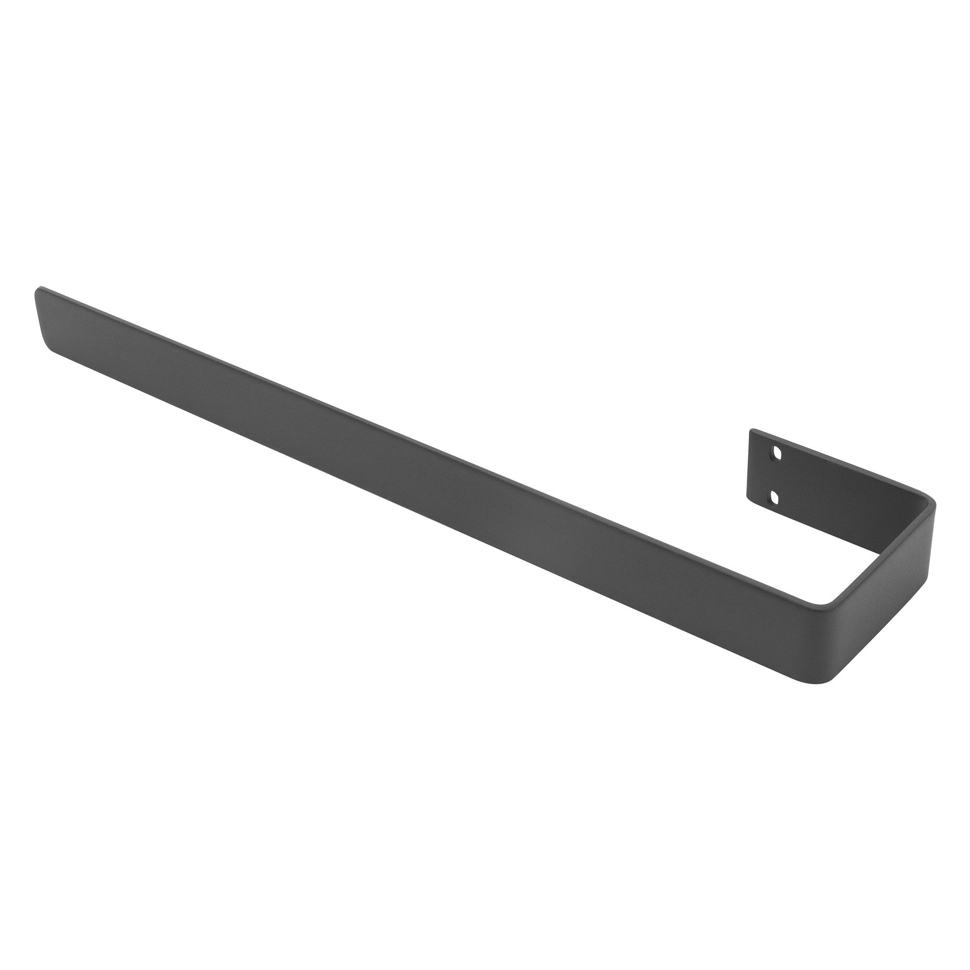 Luxebath Porte-serviettes Mural 50 Cm, Barre Porte Torchons En Acier Thermolaqué, Support Pour Draps Salle De Bain Et Cuisine, Fixation Murale Simple, Épaisseur De 4 Mm, Design Moderne, Anthracite