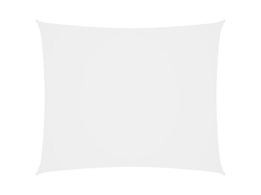 Voile Toile D'ombrage Parasol Tissu Oxford Rectangulaire 4 X 6 M Blanc 02_0009700