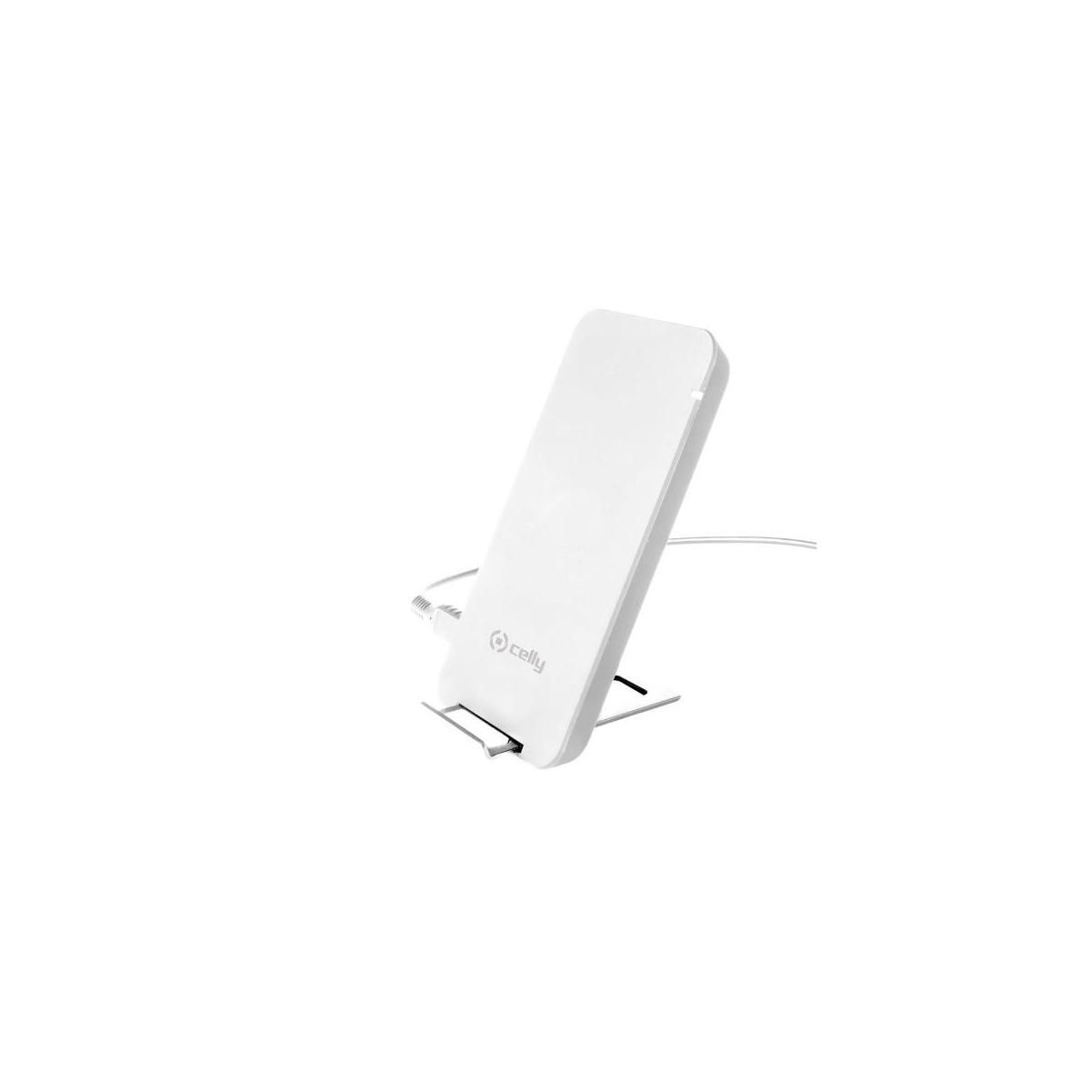 Celly Wlfaststandwh Caricabatterie Per Dispositivi Mobili Smartphone Bianco Usb Carica Wireless Interno