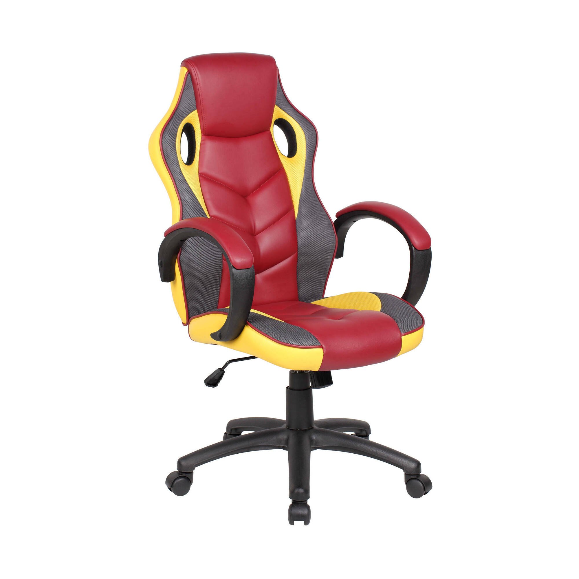 Chaise De Jeu,rouge Jaune,66x61h114 Cm