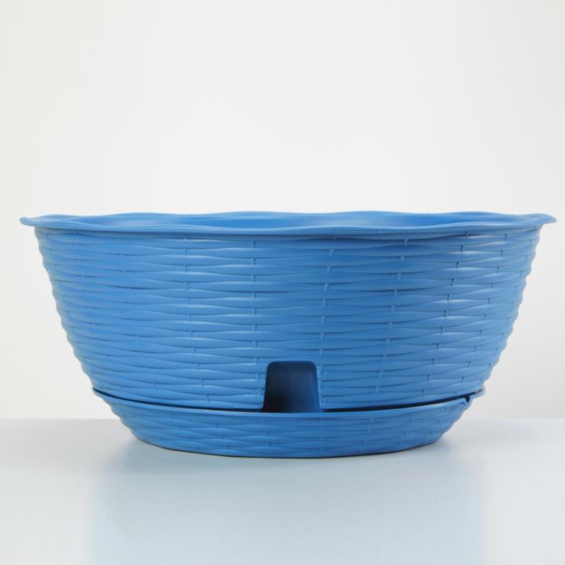 Bol De Jardin - Paglia - Bleu - D 30 X H 13 Cm