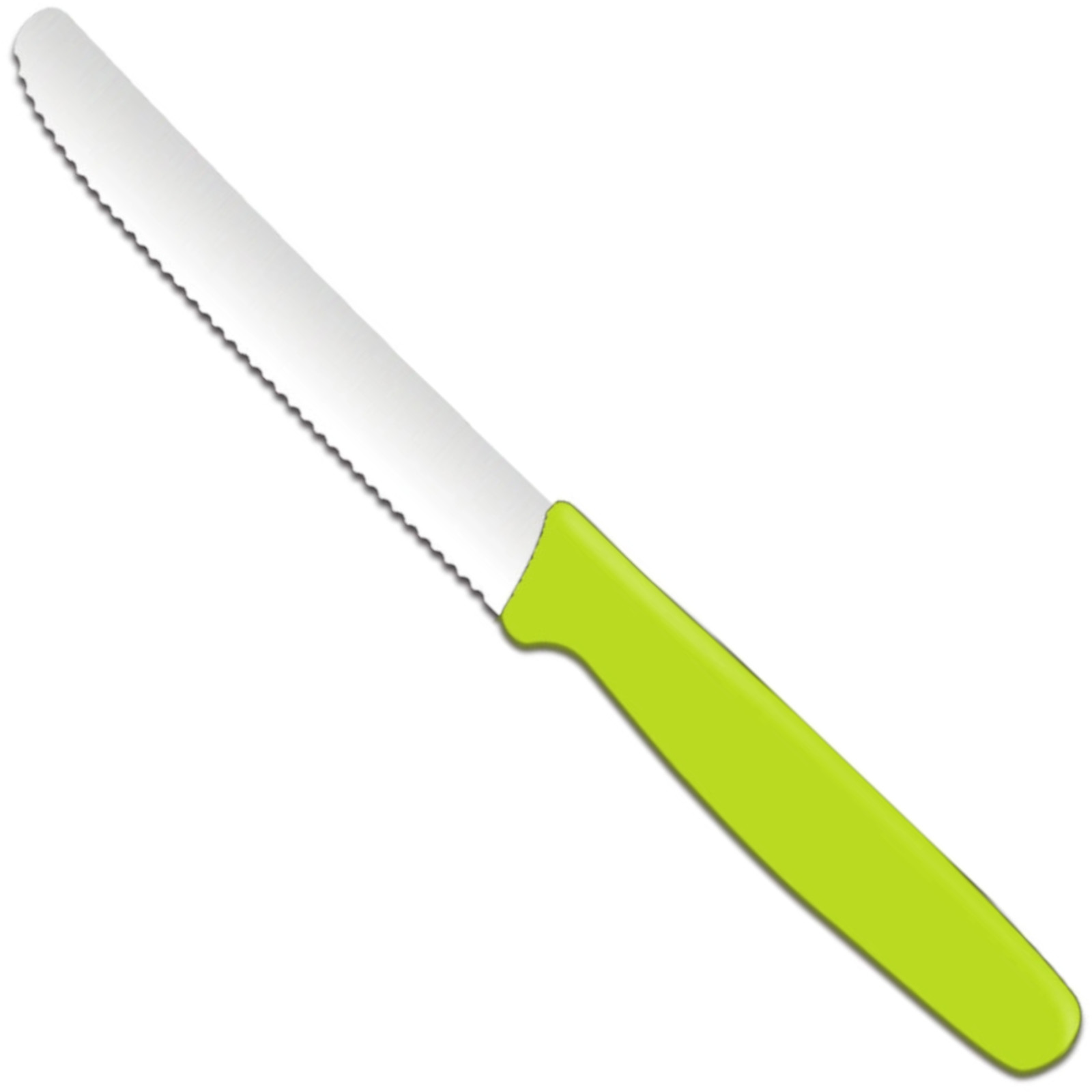 Couteau Utilitaire Dentelé 112/211 Mm - Vert