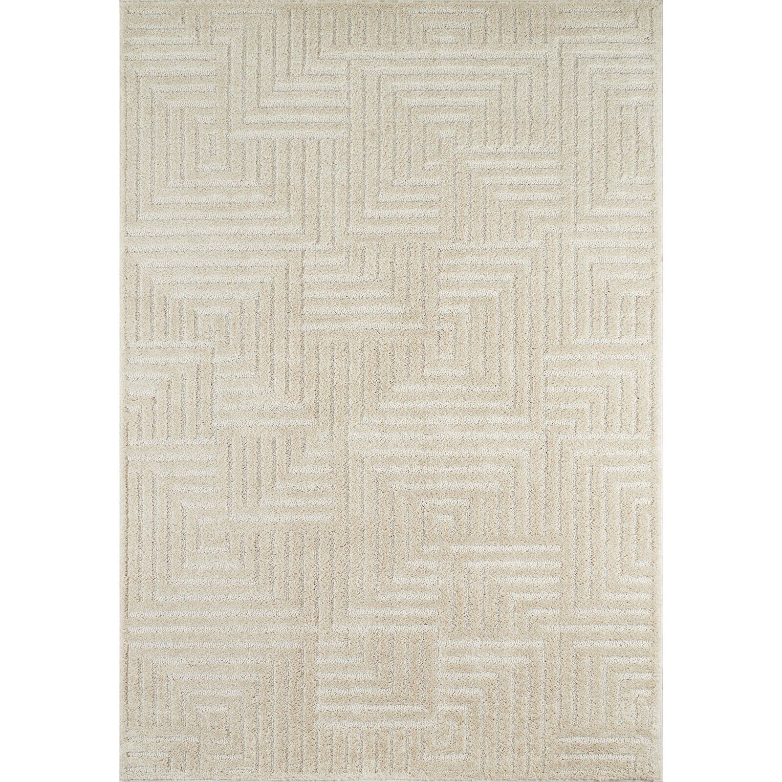 Tapis Tissé Intérieur Harmonie Géométrique - 120 X 170 Cm