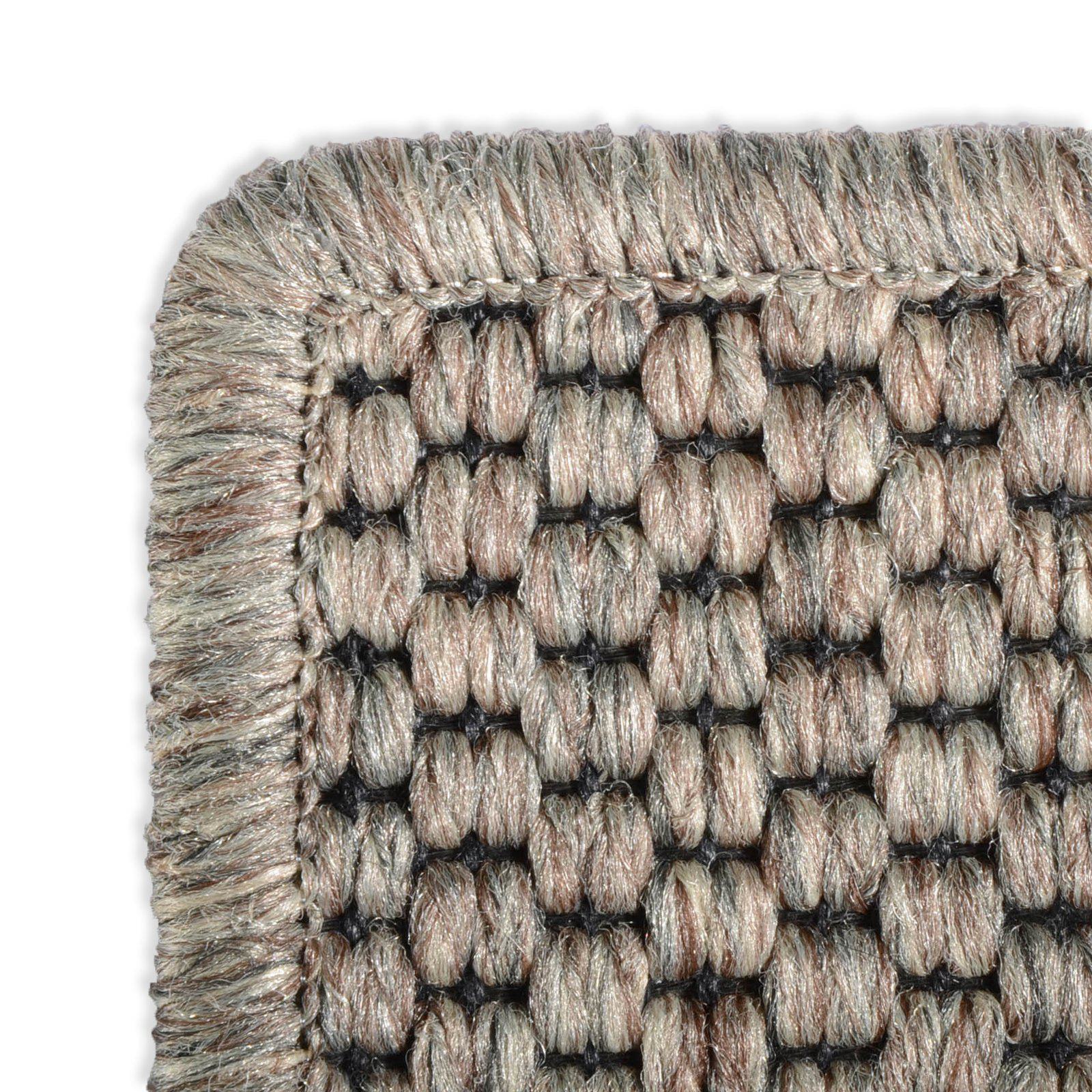 Tapis De Couloir Kalkutta Aspect Sisal Taupe 66 X 50 Cm