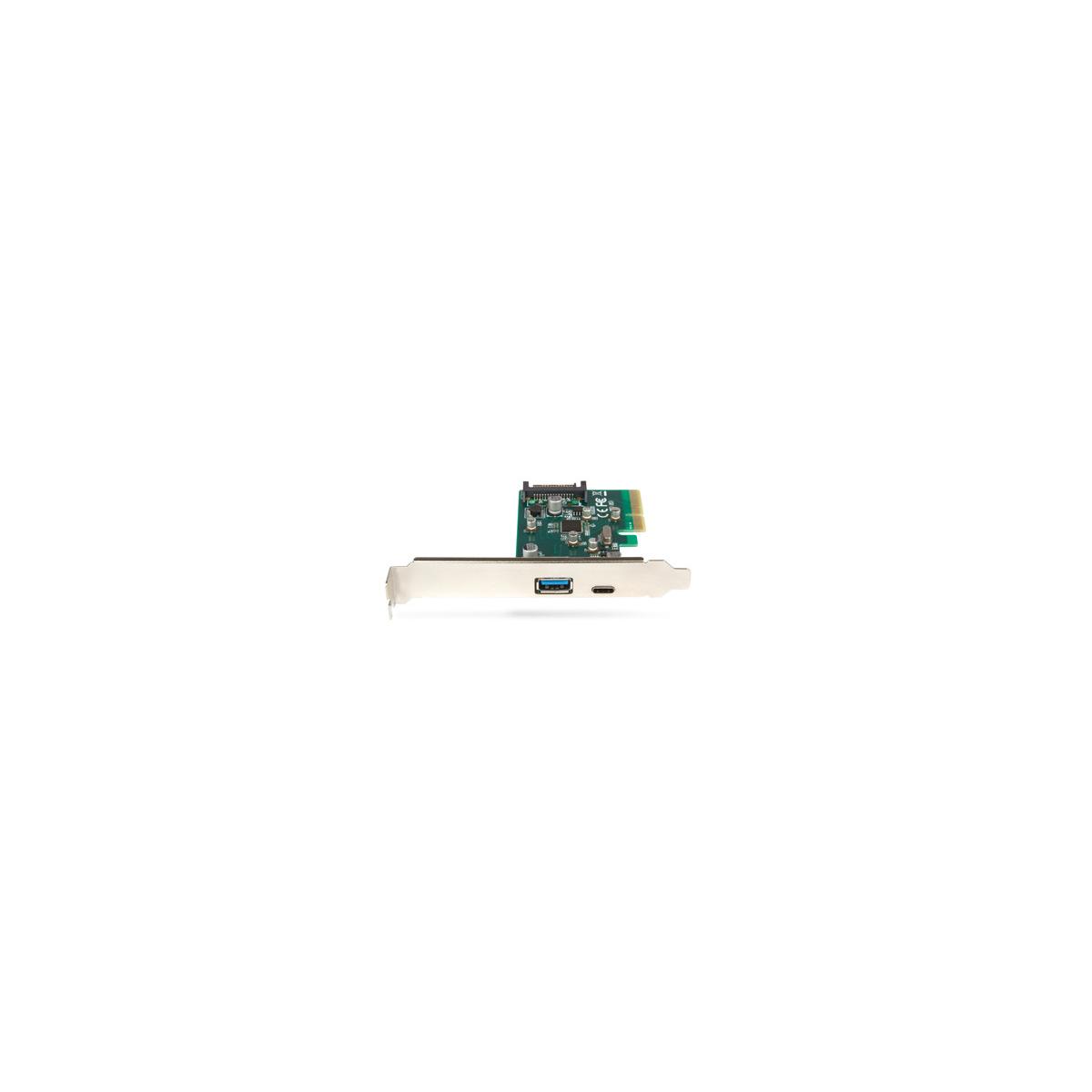Hamlet Scheda Usb 3.1 Pci Express Type C+type A Trasferimento Fino A 10 Gbps