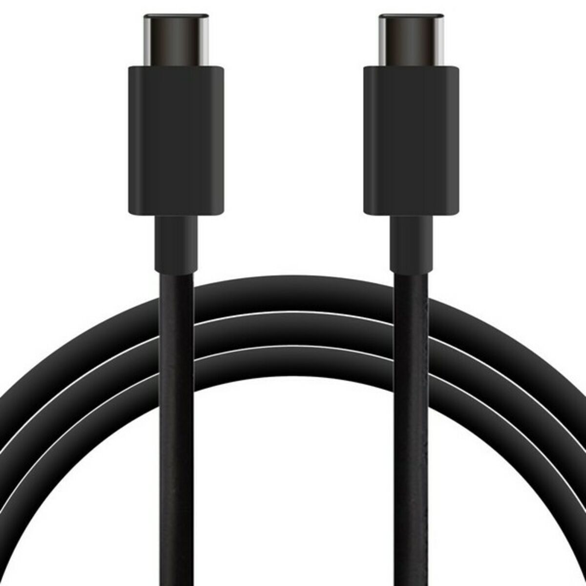 Cable De Datos De 1 M, De Tipo C A Tipo C, Ksix