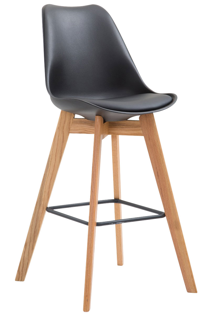 Tabouret De Bar Metz Plastique Natura Noir