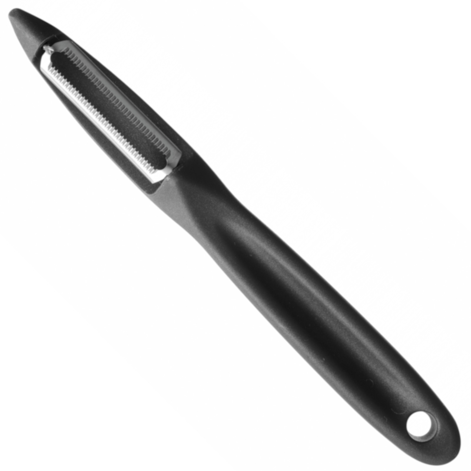 Éplucheur Universel, Dentelé, Longueur 175 Mm - Noir