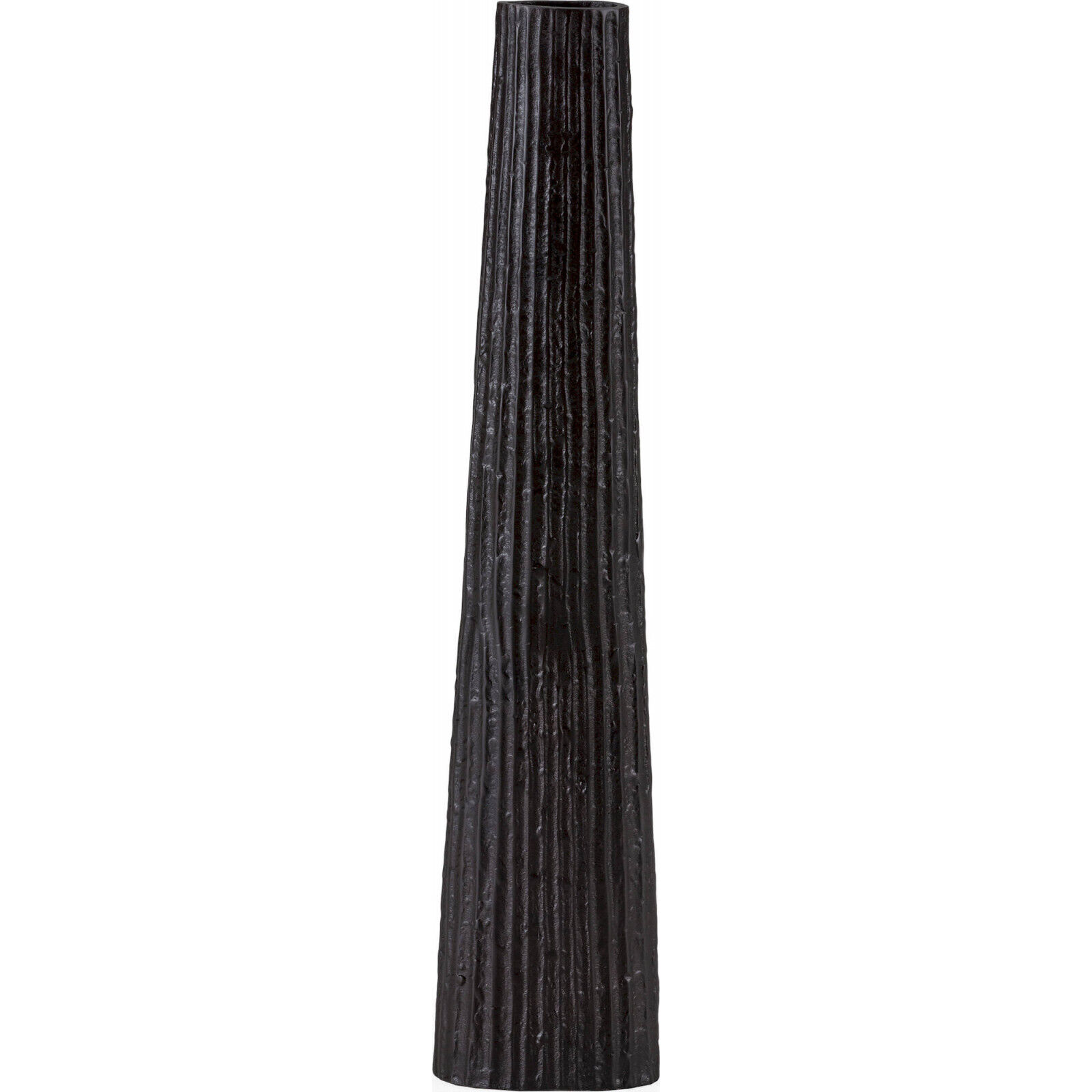Élégance Du Vase Design Élancé En Aluminium - Bronze Vieilli Élégant