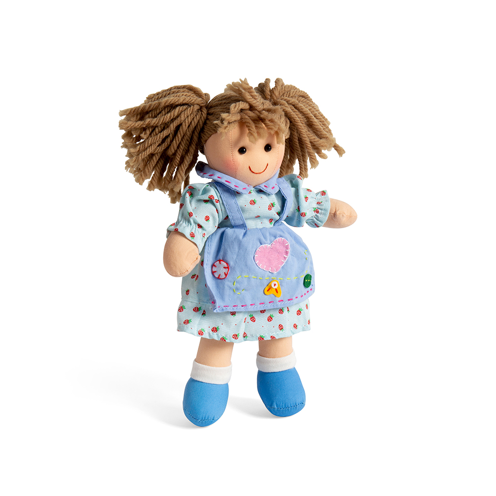 Bigjigs Toys, Grace Doll - Petit, Convient Aux ges Dès 9 Mois