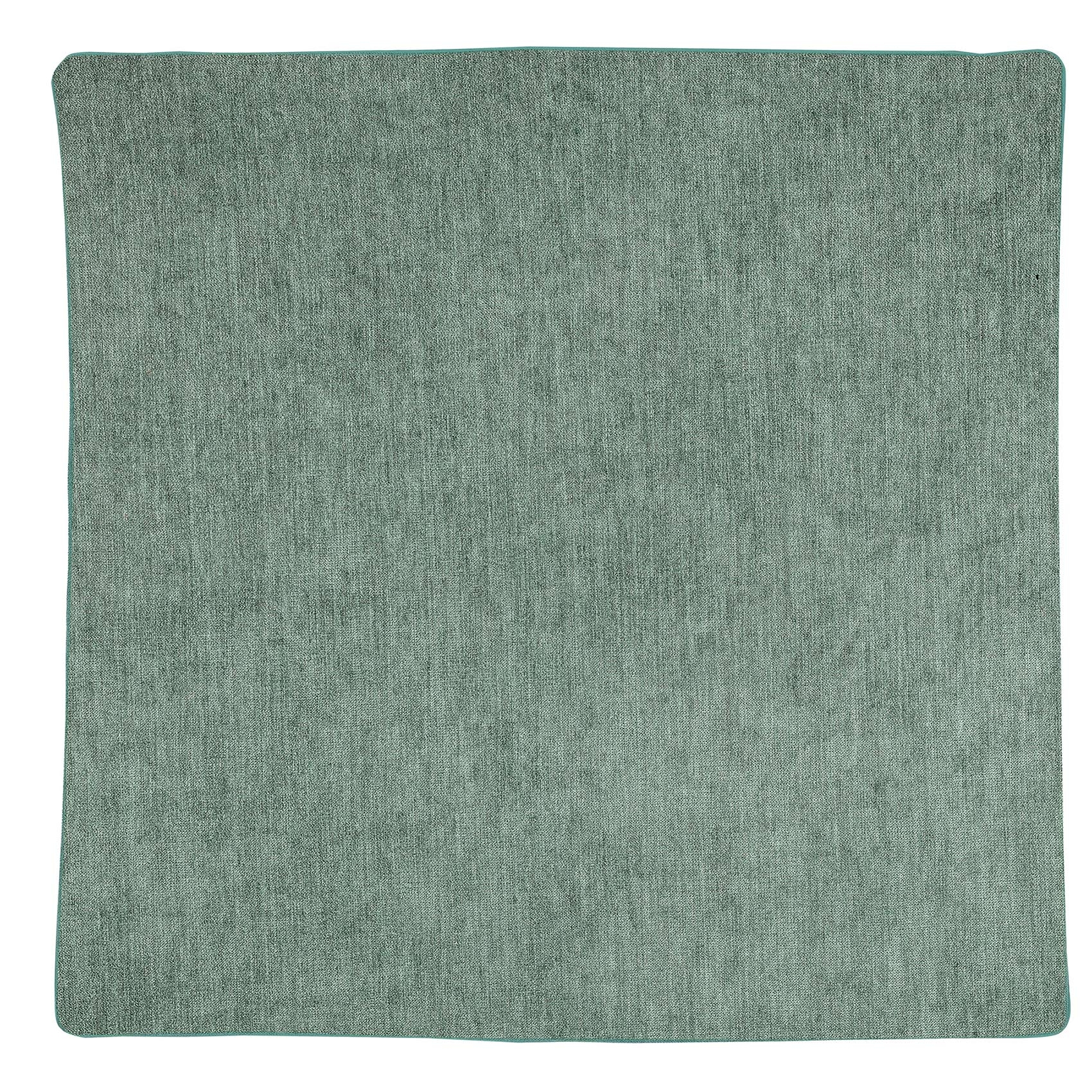Housse De Coussin Passepoilée Effet Velours