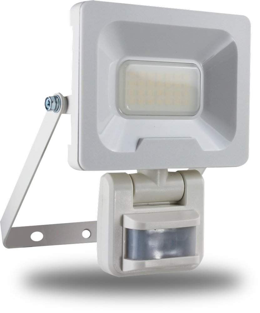 Projecteur Mural Nino 20w 1600lm - Detecteur De Mouvement - Blanc