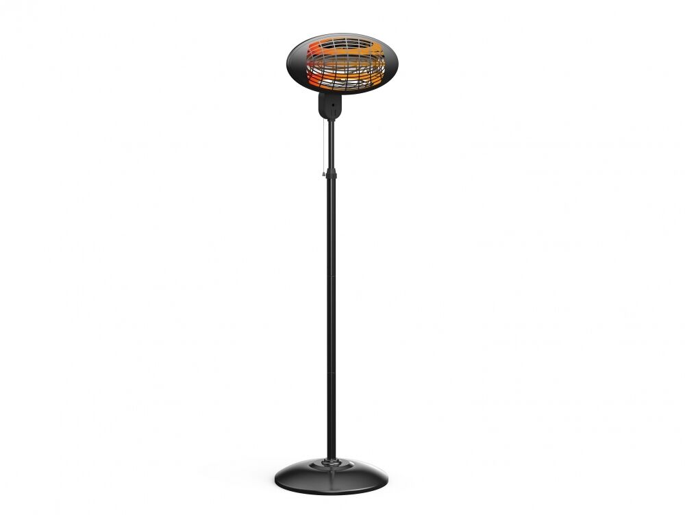 Chauffage Halogène 2000w Sur Pied Hauteur Réglable, Pour Intérieure Ou Extérieure