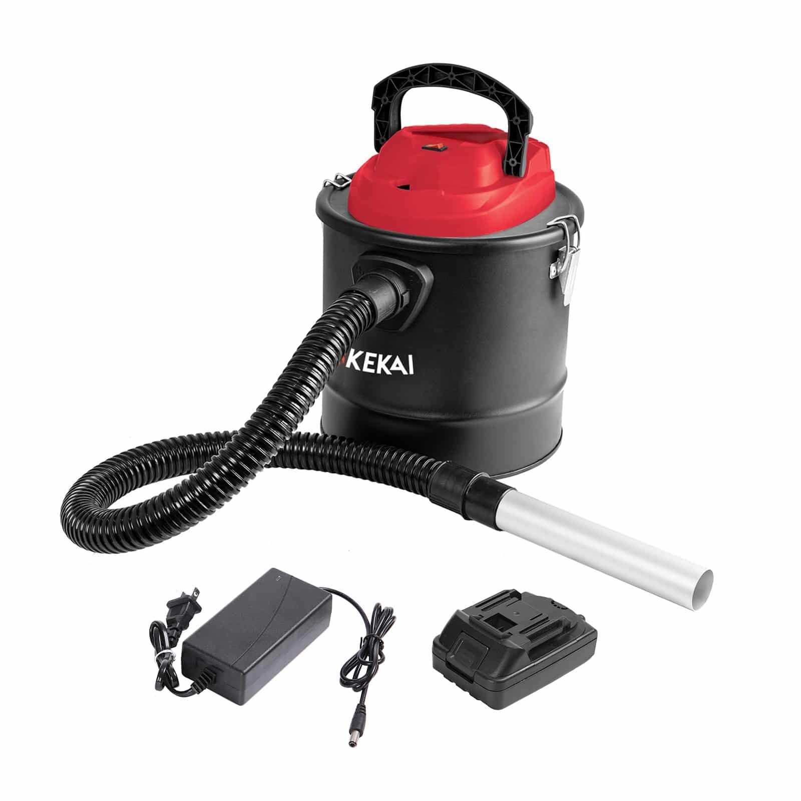 Aspirateur Souffleur À Cendres À Batterie 12 Litres Kekai Graciano Filtre Hepa Lavable
