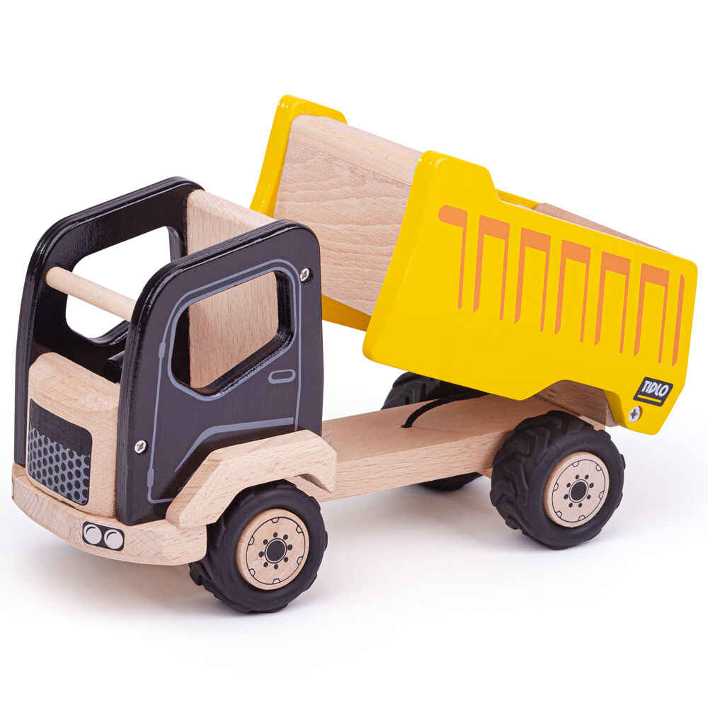 Tidlo, Jouet De Camion À Benne Basculante En Bois, Adapté Aux ges Dès 3 Ans