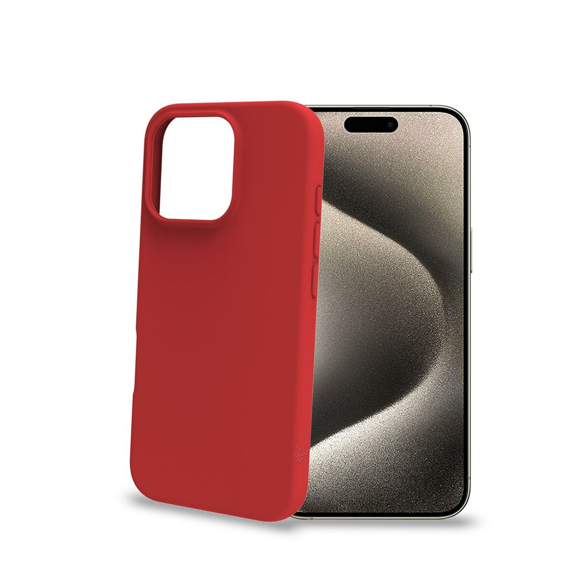 Cromo Coque En Caoutchouc Souple Iphone 16 Pro Rouge