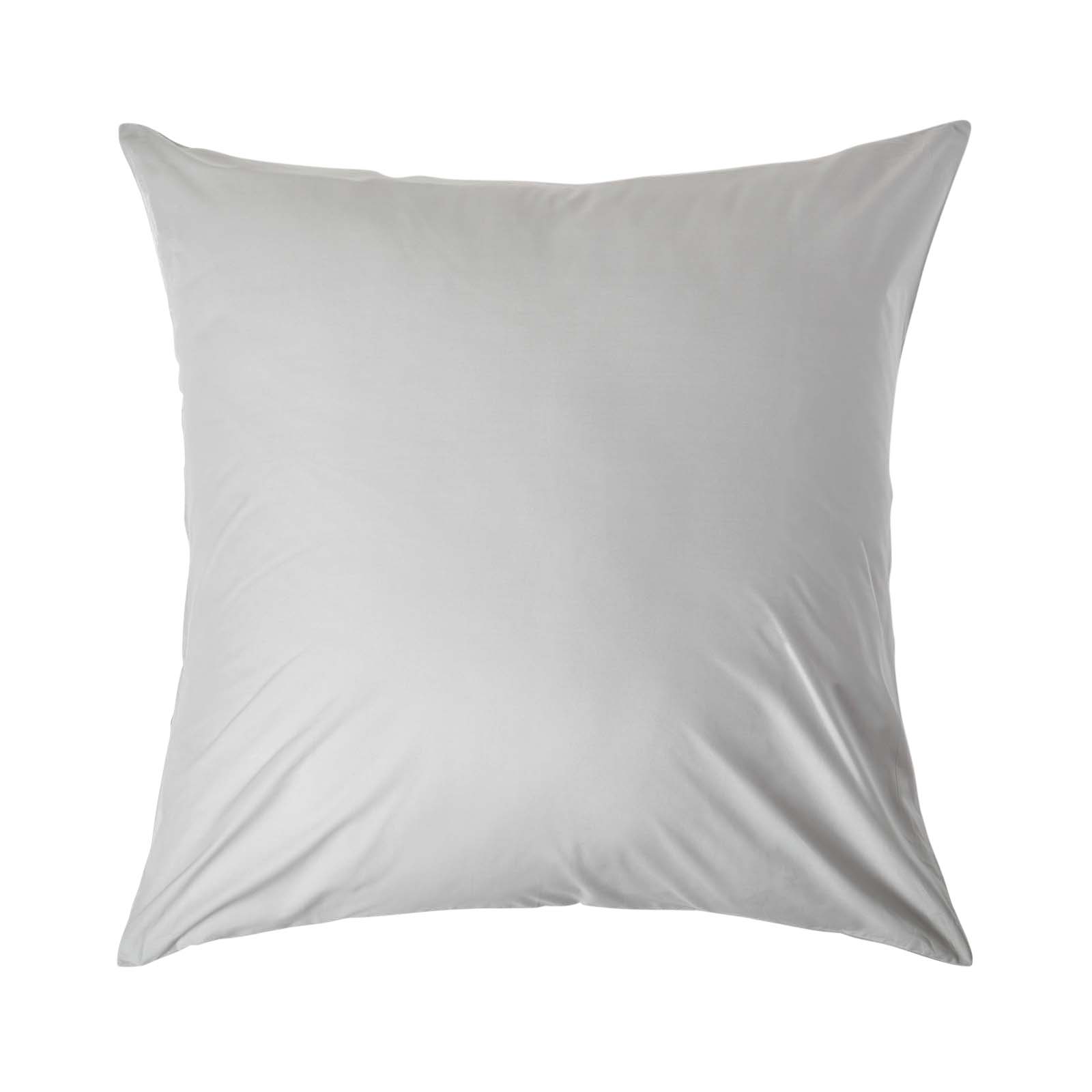 Taie D'oreiller 80x80cm Gris Coton Égyptien 200tc Homescapes
