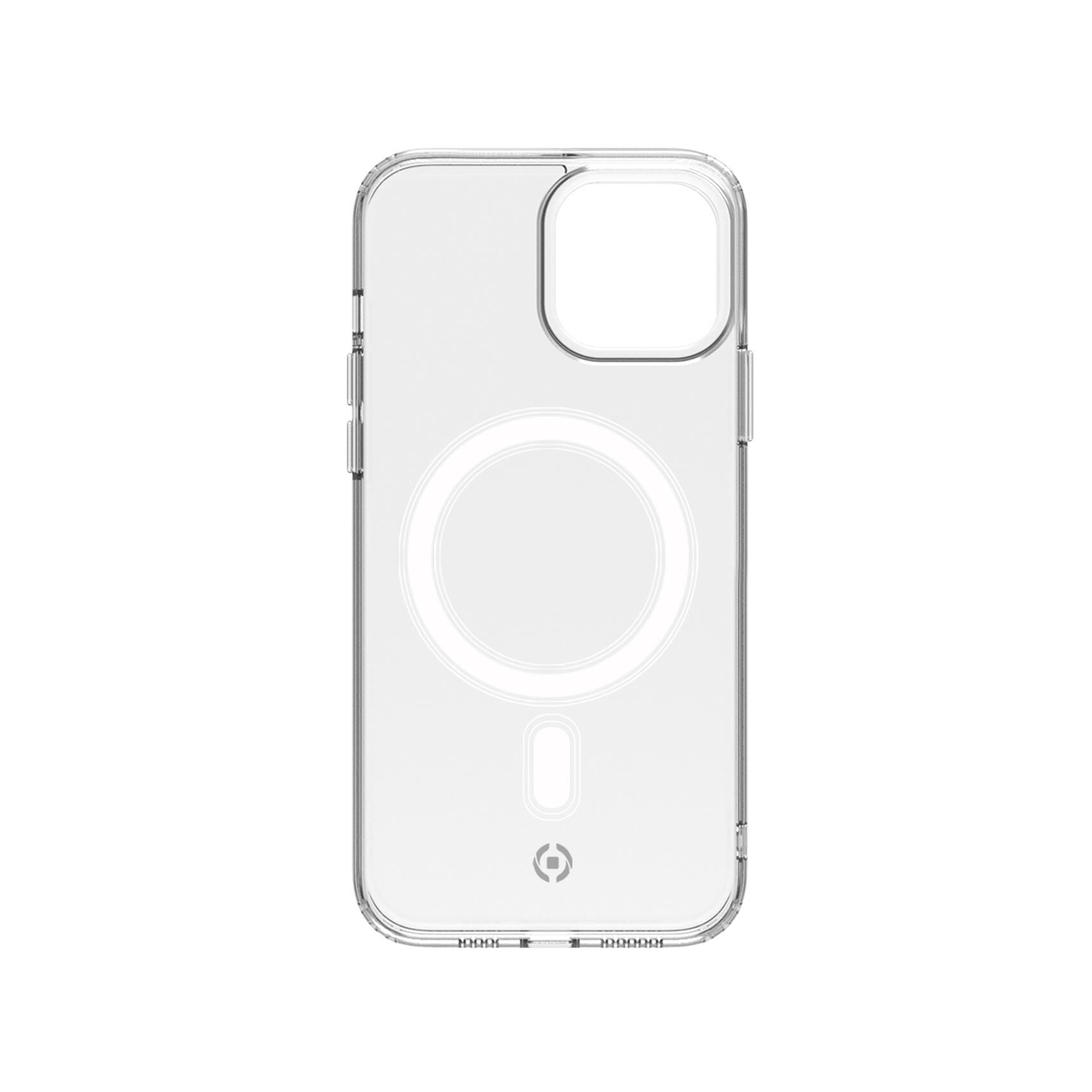 Celly Gelskinmag Iphone 13 Coque De Protection Pour Téléphones Portables 15,5 Cm (6.1") Housse Transparent, Blanc