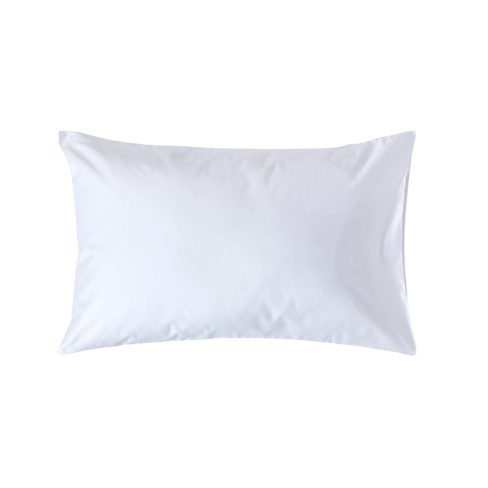 Taie D'oreiller Premium 50x75cm Blanc Coton Égyptien 1000tc Homescapes