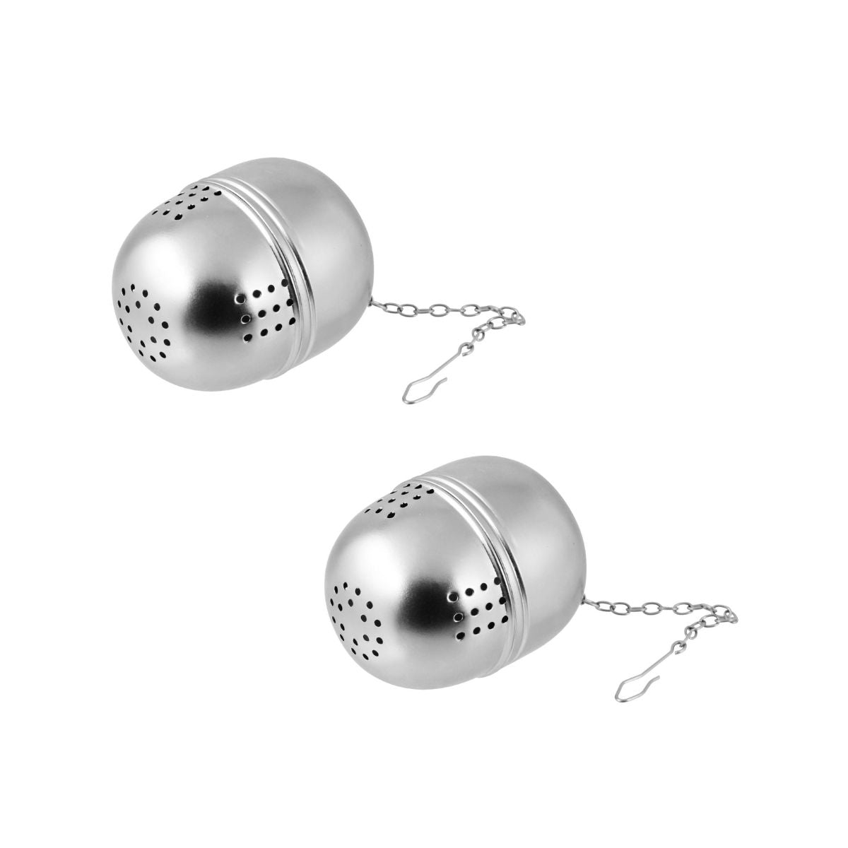 Lot De 2 Boules À Thé Ovale En Inox Petit Déjeuner